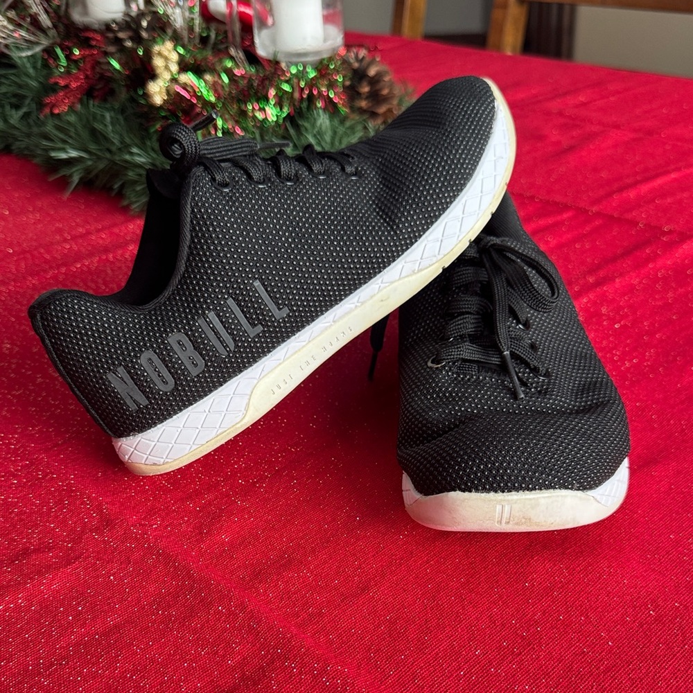 NOBULL Black and White Athletic Sneakers